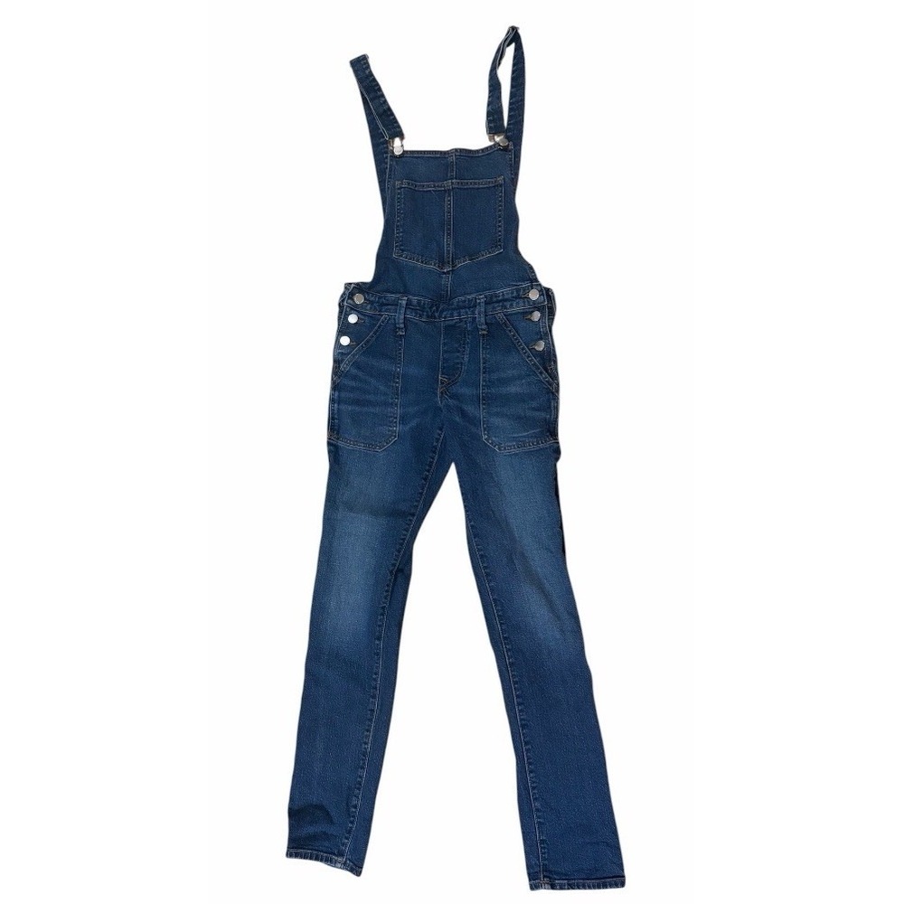 True Religion Spring Daze Dark Wash Overalls SN XS
